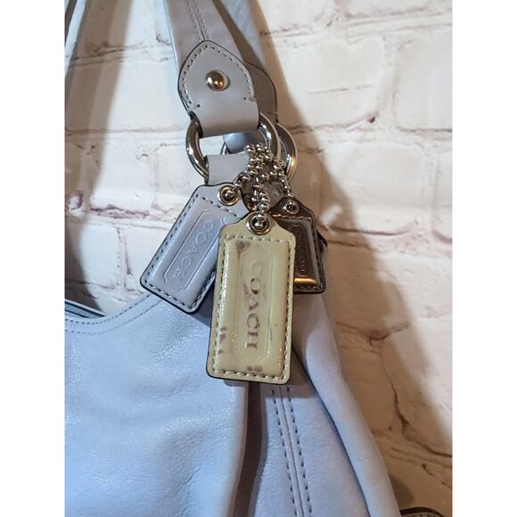 VTG Coach #14336 Hobo Madison Maggie Purple Lavender Leather Shoulder Bag - Picture 3 of 16